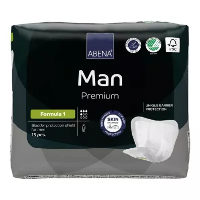 Abena Man Premium formula 1 zolītes, 15 gab Abena Man Premium formula 1 zolītes, 15 gab