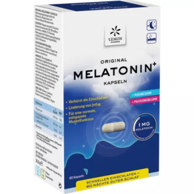 MELATONIN PLUS Kapsulas, 60 gab