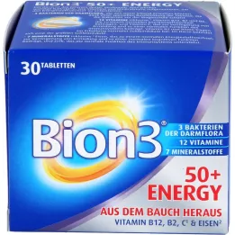 BION3 50+ Enerģijas tabletes, 30 kapsulas