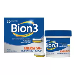 BION3 50+ Enerģijas tabletes, 30 kapsulas