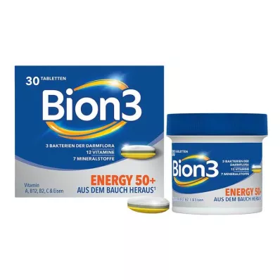 BION3 50+ Enerģijas tabletes, 30 kapsulas