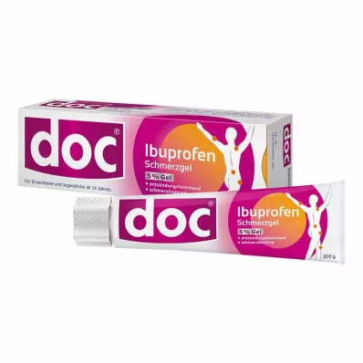 DOC IBUPROFEN Pretsāpju želeja 5%, 200 g
