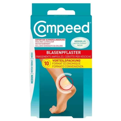 COMPEED Plāksteru plāksteri vidēji jauni, 10 gab COMPEED Plāksteru plāksteri vidēji jauni, 10 gab