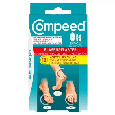 Compeed® blistera ģipša maisījuma iepakojums, 10 gab Compeed® blistera ģipša maisījuma iepakojums, 10 gab