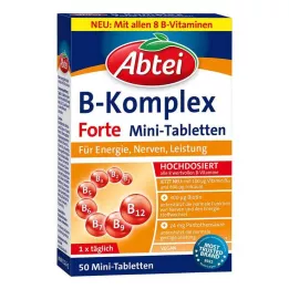 ABTEI B vitamīna kompleksa forte tabletes, 50 gab