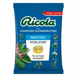 RICOLA o.Z.Beutel Menthol extra strong konfektes, 75 g