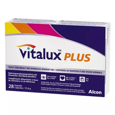 VITALUX Plus kapsulas, 28 kapsulas