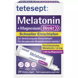 TETESEPT Melatonīna + magnija tiešās nūjiņas, 20 gab