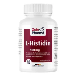 L-HISTIDIN 500 mg kapsulas, 60 gab