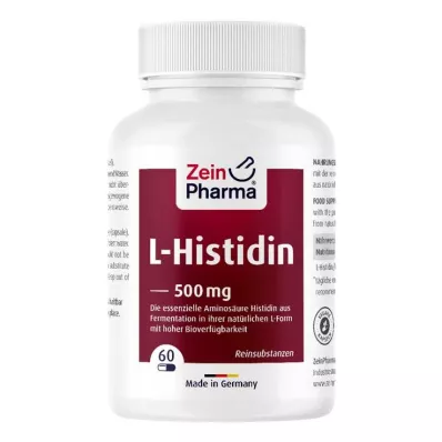 L-HISTIDIN 500 mg kapsulas, 60 gab