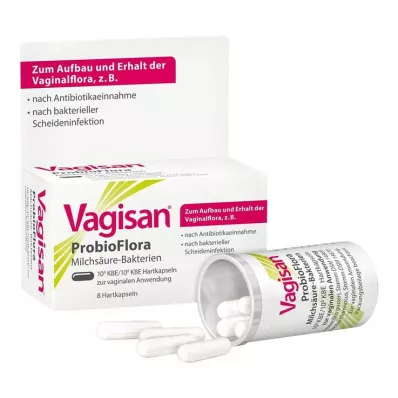 VAGISAN ProbioFlora pienskābās baktērijas maksts kapsulas, 8 gab