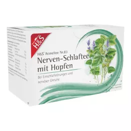 H&amp;S Nervu un miega tēja ar apiņiem Filtrēšanas maisiņš, 20X1,5 g