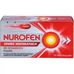 NUROFEN 400 mg mīkstās kapsulas, 30 gab