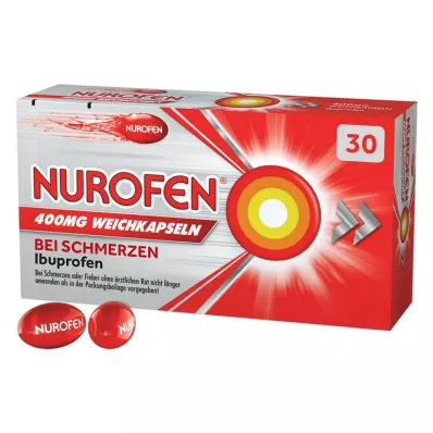 NUROFEN 400 mg mīkstās kapsulas, 30 gab