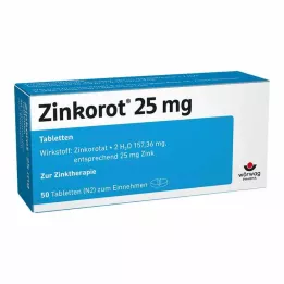 ZINKOROT 25 mg tabletes, 50 gab