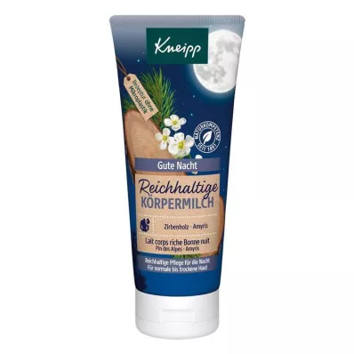 KNEIPP Bagātīgais ķermeņa pieniņš Good Night, 200 ml