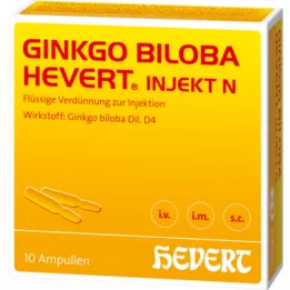 GINKGO BILOBA HEVERT injekt N ampulas, 10 gab