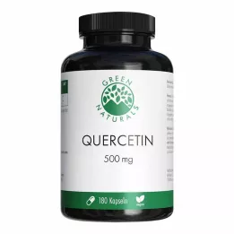 GREEN NATURALS Kvercetīns 500 mg lielas devas kapsulas, 180 gab