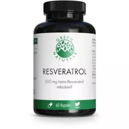 GREEN NATURALS Resveratrol m.Veri-te 500 mg vegāns, 60 gab