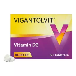 VIGANTOLVIT 4000 I.U. D3 vitamīna tabletes, 60 kapsulas