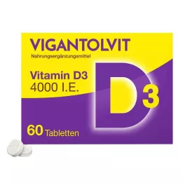 VIGANTOLVIT 4000 I.U. D3 vitamīna tabletes, 60 kapsulas