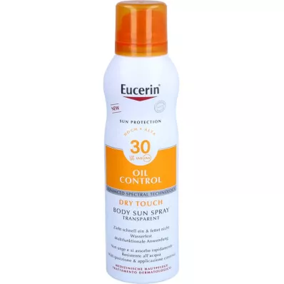 EUCERIN Sun Oil Control Body Transp.Aerosols LSF 30, 200 ml