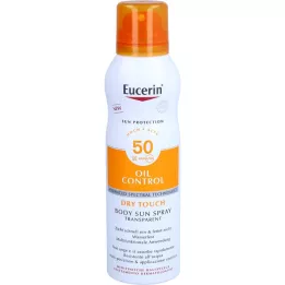 EUCERIN Sun Oil Control Body Transp.Aerosols LSF 50, 200 ml
