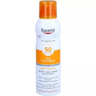 EUCERIN Sun Oil Control Body Transp.Aerosols LSF 50, 200 ml