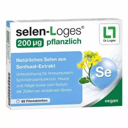 SELEN-LOGES 200 μg augu izcelsmes apvalkotās tabletes, 60 gab