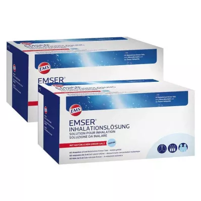 EMSER Inhalācijas šķīdums, 2X60 gab EMSER Inhalācijas šķīdums, 2X60 gab