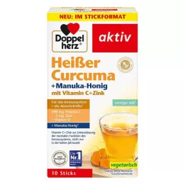 DOPPELHERZ karstā kurkuma+manuka medus granulas, 10 gab