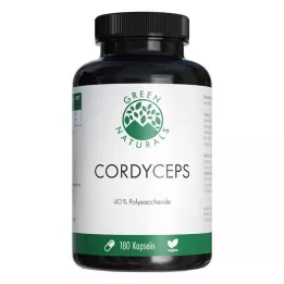GREEN NATURALS Cordyceps sinensis kapsulas, 180 kapsulas