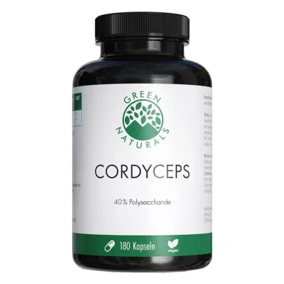 Green Naturals Cordyceps sinensis kapsulas, 180 gab