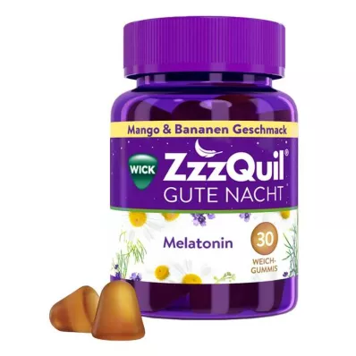 WICK ZzzQuil Good Night Mango & Banāns, 30 gab WICK ZzzQuil Good Night Mango & Banāns, 30 gab