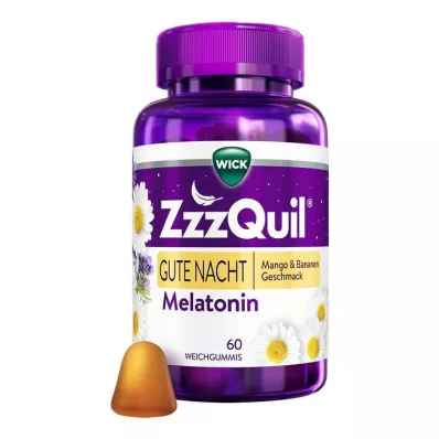 WICK ZzzQuil Good Night Mango & Banāns, 60 gab WICK ZzzQuil Good Night Mango & Banāns, 60 gab