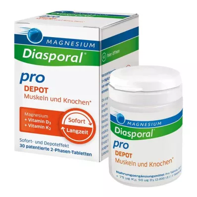 MAGNESIUM DIASPORAL pro D3+K2 DEPOT Muscle+Kno.Tab, 30 gab MAGNESIUM DIASPORAL pro D3+K2 DEPOT Muscle+Kno.Tab, 30 gab