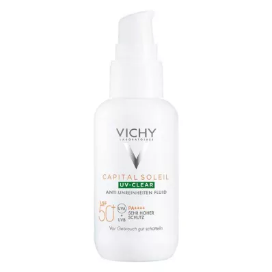 Vichy Capital Soleil UV-Caurspīdīgs LSF 50 + , 40 ml Vichy Capital Soleil UV-Caurspīdīgs LSF 50 + , 40 ml