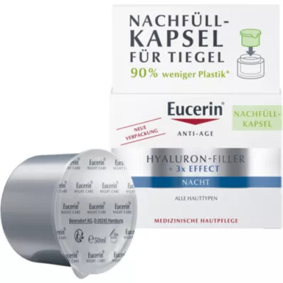 EUCERIN Anti-Age Hyaluron-Filler nakts uzpilde, 50 ml