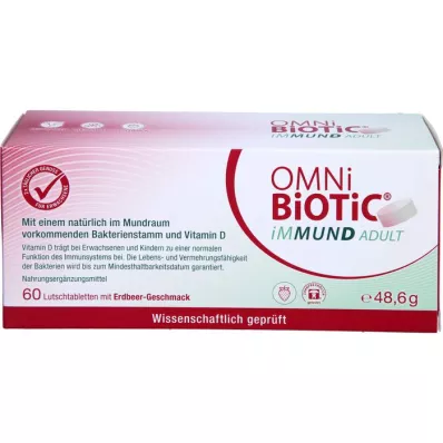 OMNI BiOTiC iMMUND Pastilas pieaugušajiem, 60 kapsulas