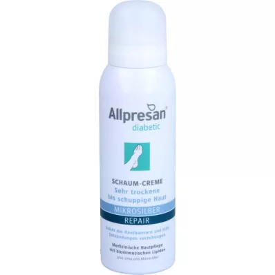 ALLPRESAN diabēta Microsilver+Repair putu krēms, 125 ml