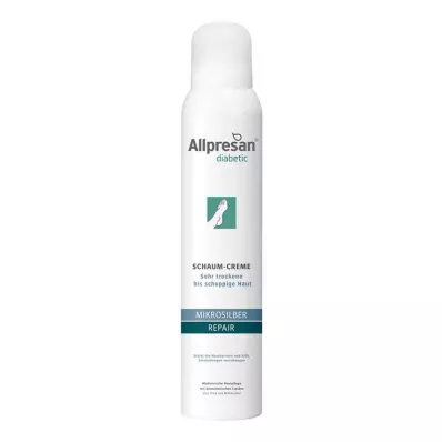 ALLPRESAN diabēta Microsilver+Repair putu krēms, 200 ml ALLPRESAN diabēta Microsilver+Repair putu krēms, 200 ml