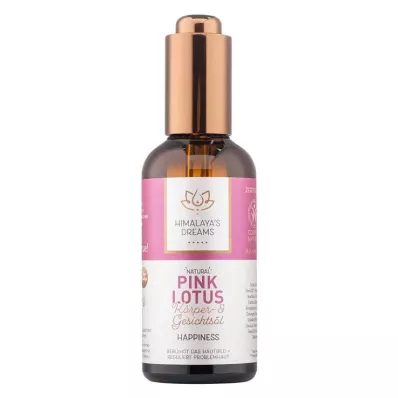Himalayas Dreams Ayurveda Body &amp; sejas eļļa Pink Lotus, 100 ml