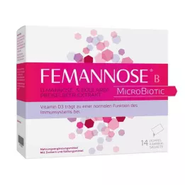 FEMANNOSE B Mikrobiotiskās granulas, 14 gab