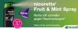 Instructions for use for Nicorette Fruit & Mint Spray 1 mg / aerosols Nfc, 2 gab - 1