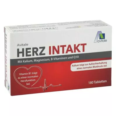 HERZ INTAKT ar kālija+magnija+B-vitamīnu tabletēm, 180 gab