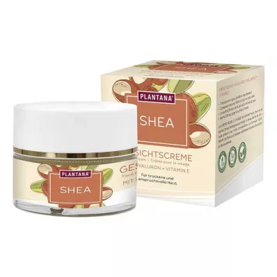 Plantana Shea sejas krēms hialuronskābe &amp; E vitamīns, 50 ml