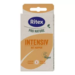 RITEX PRO NATURE INTENSIV vegānu prezervatīvi, 8 gab