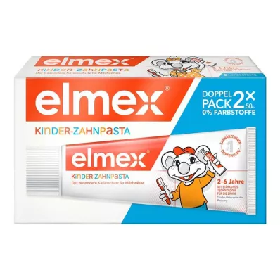 ELMEX Zobu pasta bērniem 2-6 gadi Duo Pack, 2X50 ml ELMEX Zobu pasta bērniem 2-6 gadi Duo Pack, 2X50 ml