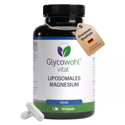 GLYCOWOHL vital liposomālā magnija lielās devas kapsulas, 120 gab
