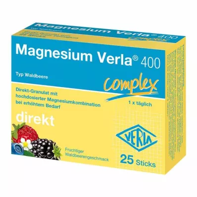 MAGNESIUM VERLA 400 Wild Berry Direct granulas, 25 gab MAGNESIUM VERLA 400 Wild Berry Direct granulas, 25 gab